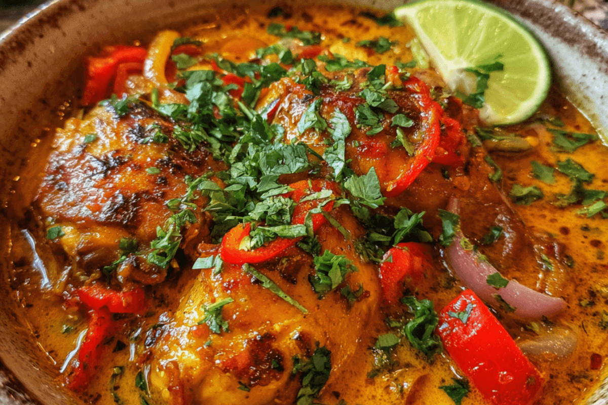 Spicy Brazilian Coconut Chicken