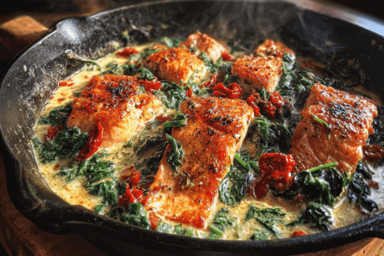 Creamy Tuscan Garlic Butter Salmon