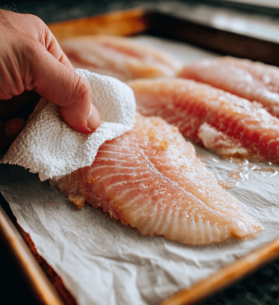 Crispy Parmesan Crusted Tilapia