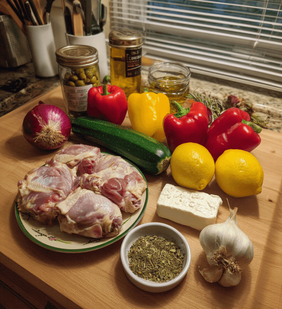 Greek Sheet Pan Chicken