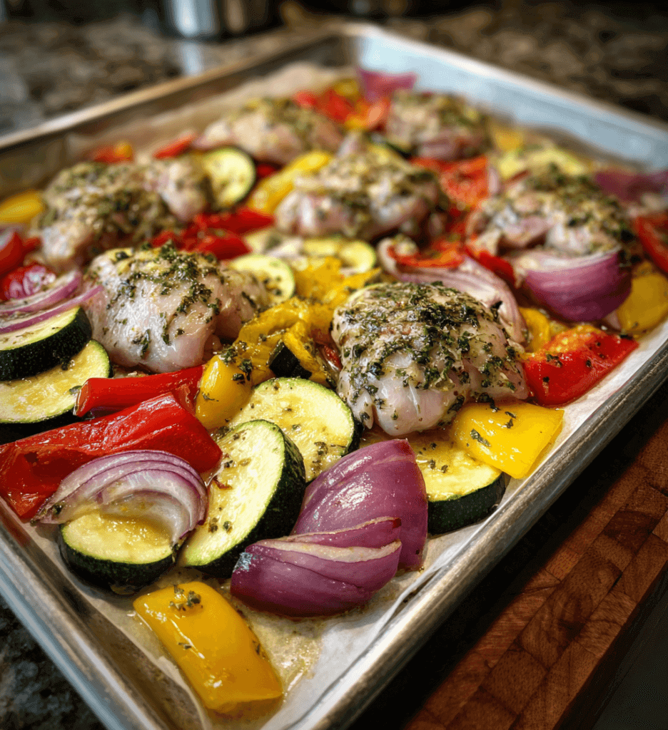 Greek Sheet Pan Chicken