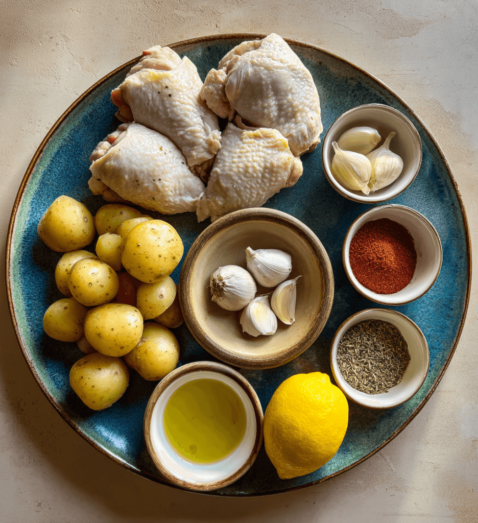One Pan Chicken & Potatoes