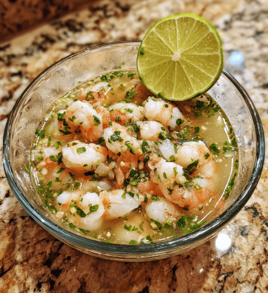 Easy Shrimp Ceviche (Mexican Style)