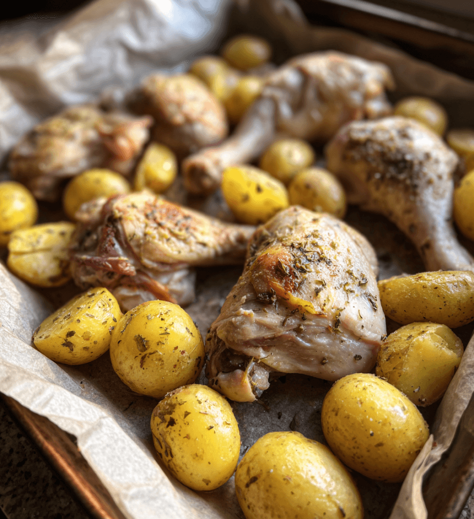 One Pan Chicken & Potatoes