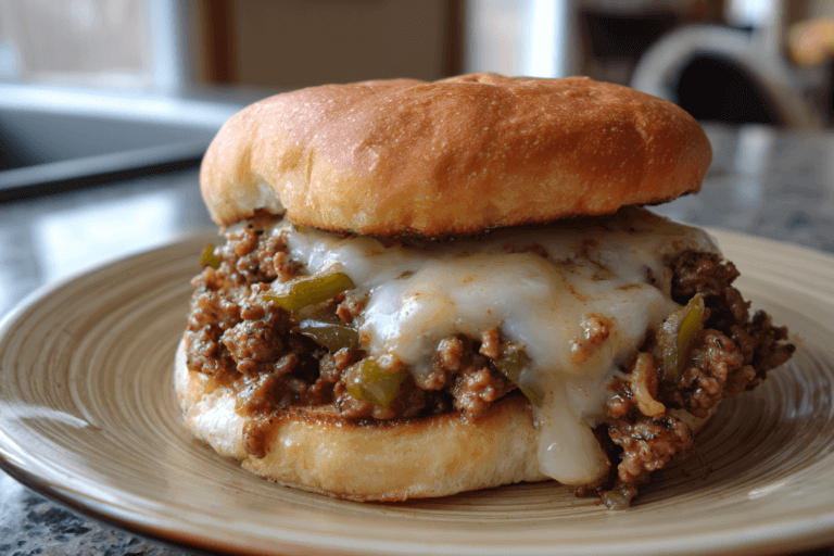 Philly Cheesesteak Sloppy Joes