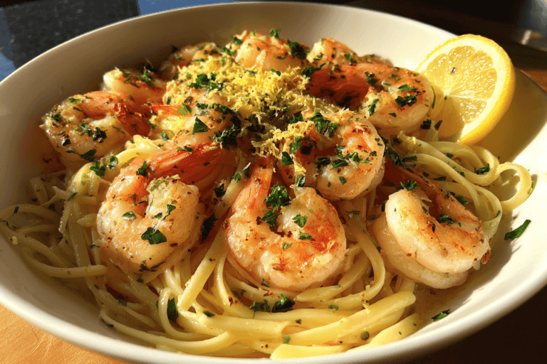 15-Minute Garlic Shrimp Scampi