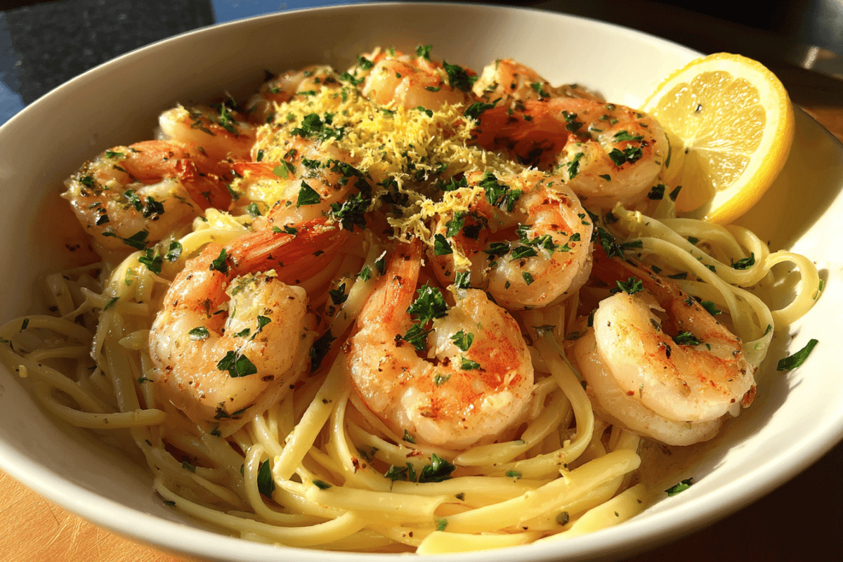 15-Minute Garlic Shrimp Scampi