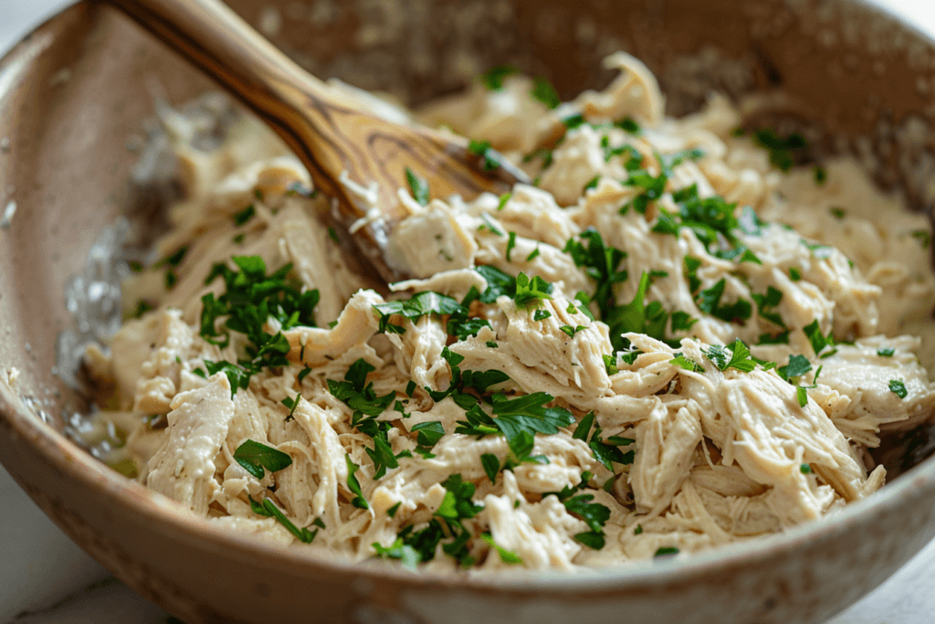 Cheesy Garlic Chicken Wraps