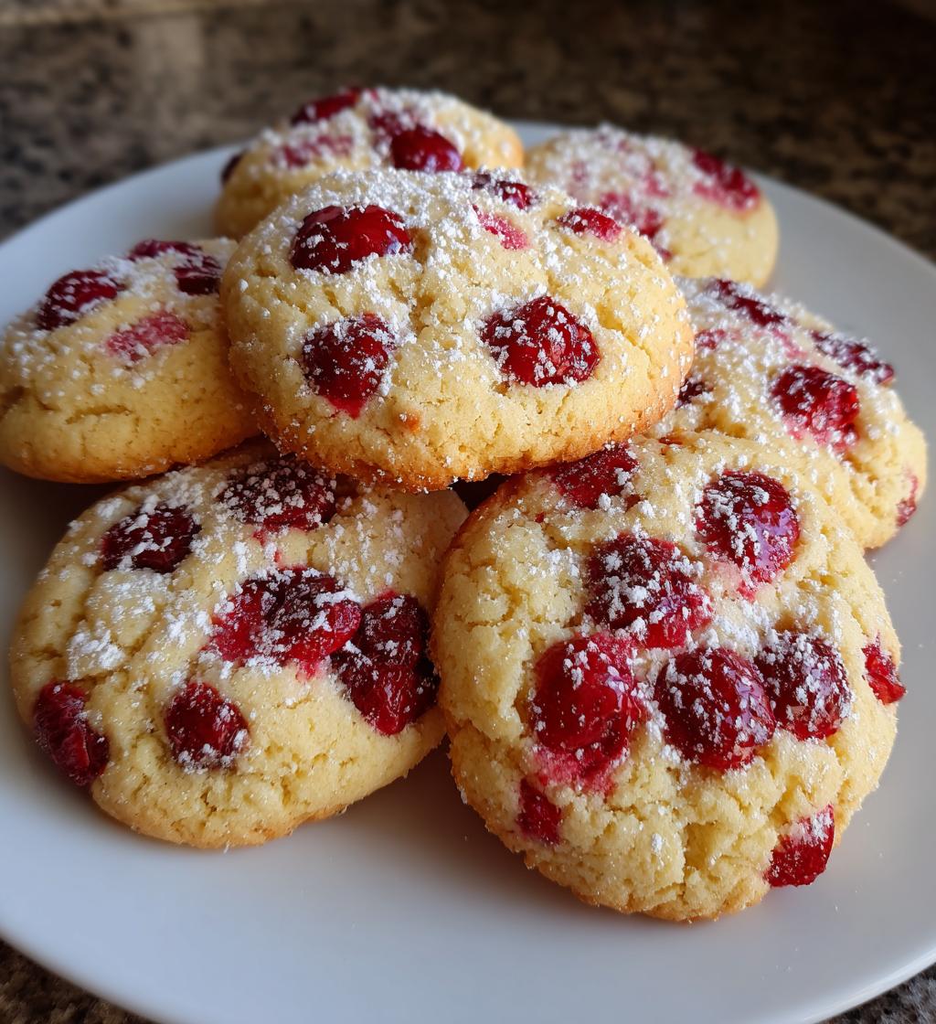 Cherry Almond Cookies - detail 1