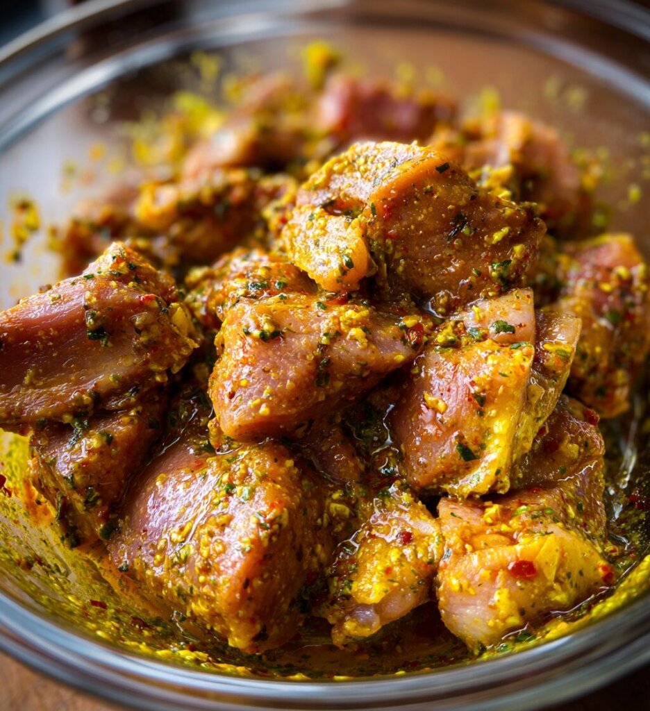 Chicken Shawarma Crispy Rice Salad