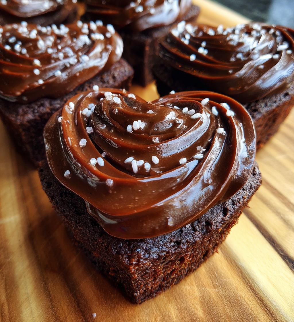 Chocolate Heart Cupcakes