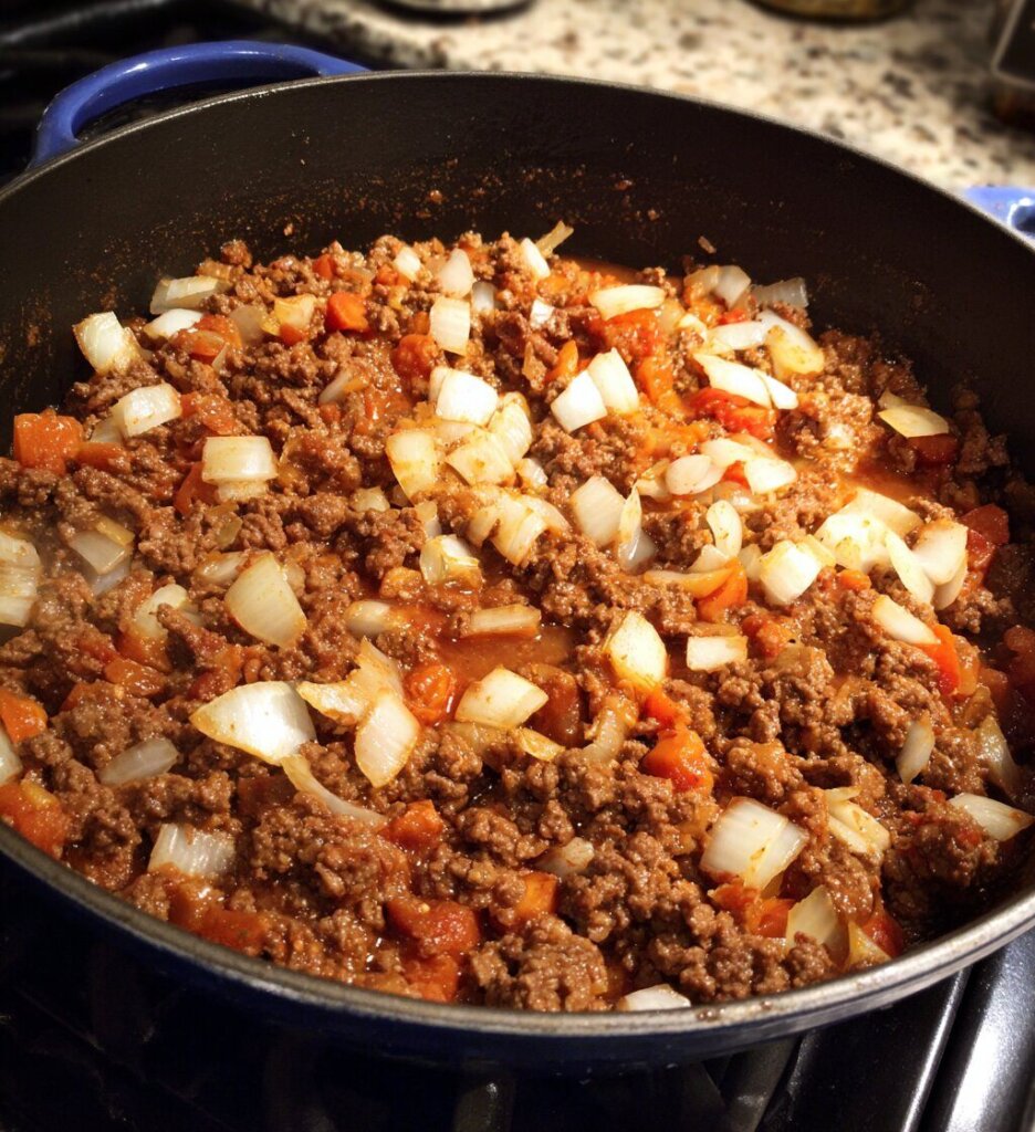 Creamy Beef & Shells