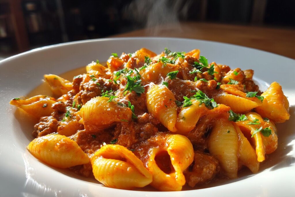 Creamy Beef & Shells: The Ultimate One-Pot Comfort Dinner
