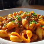 Creamy Beef & Shells