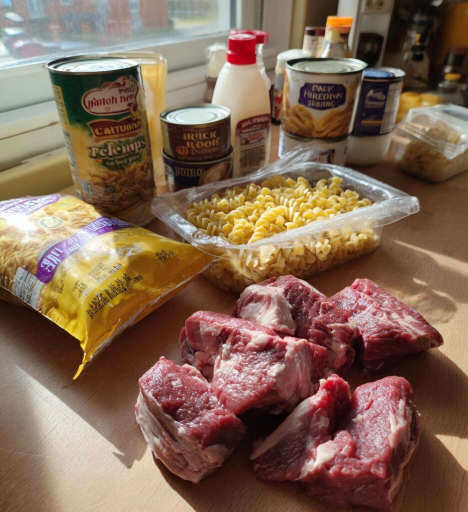 Crockpot Beef and Noodles