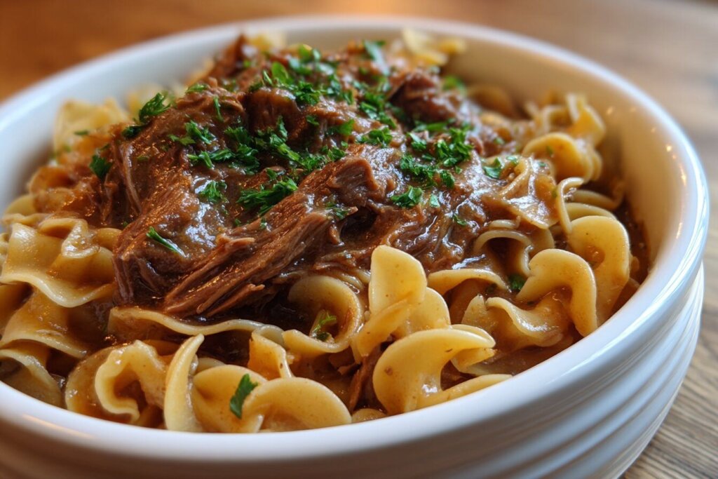 Crockpot Beef and Noodles: The Ultimate “Set It and Forget It” Comfort Food