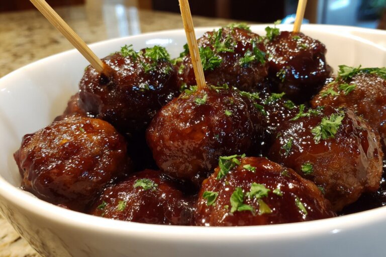 Grape Jelly Meatballs