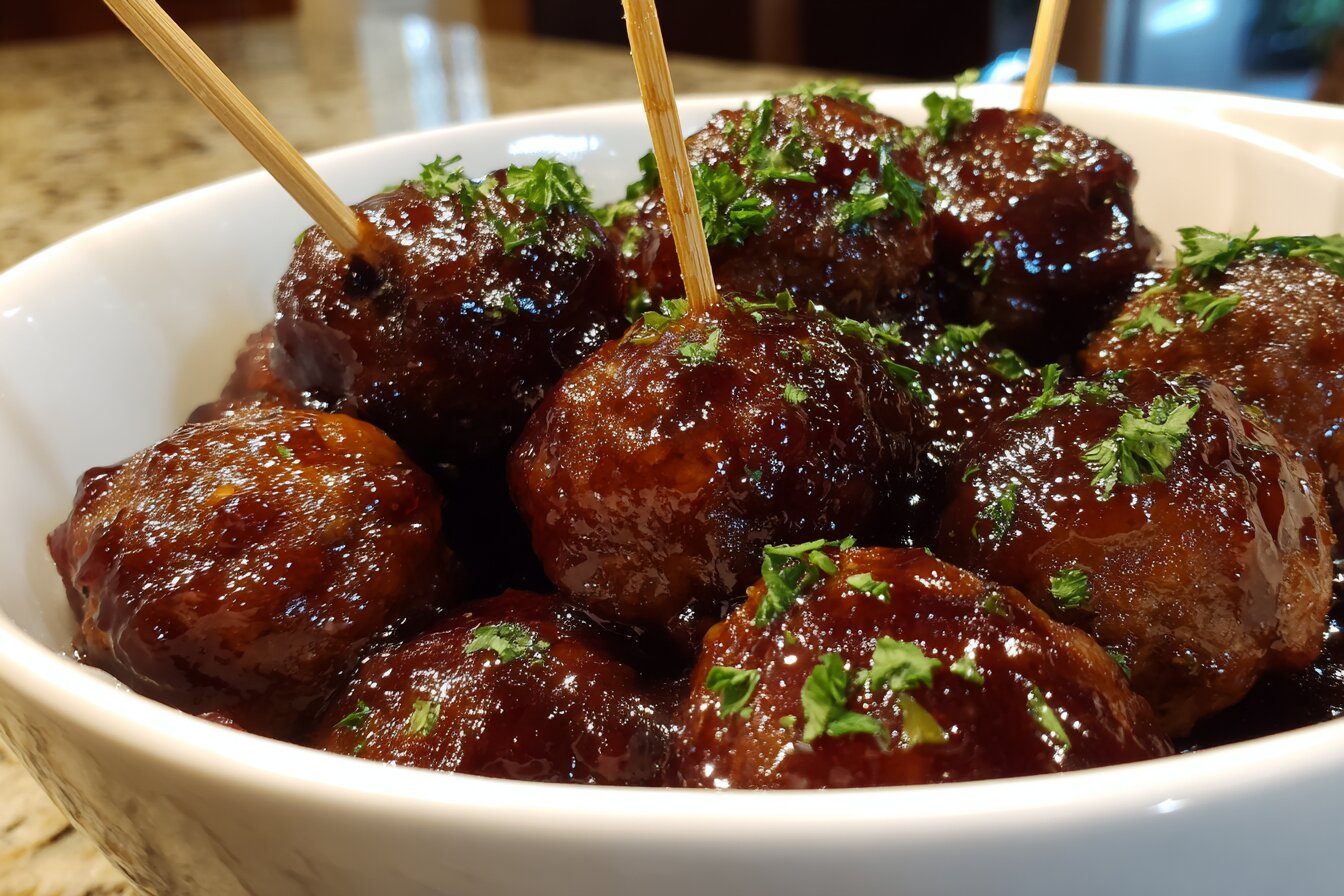 Grape Jelly Meatballs