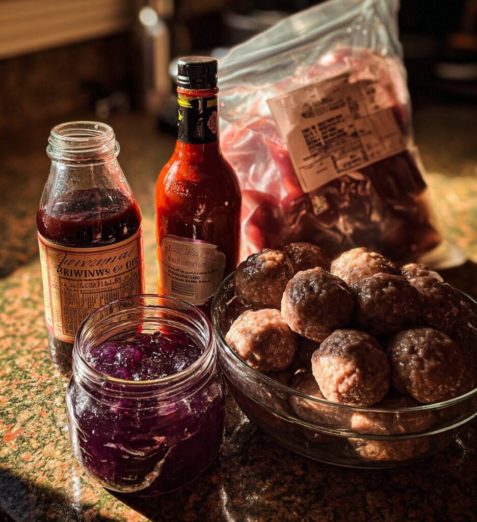 Grape Jelly Meatballs