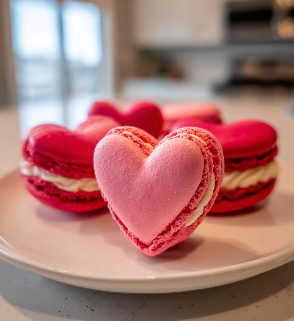 Heart Shaped Macarons - detail 1