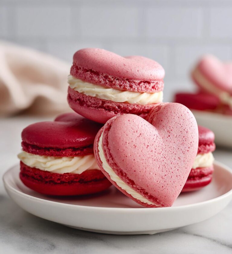 Heart Shaped Macarons