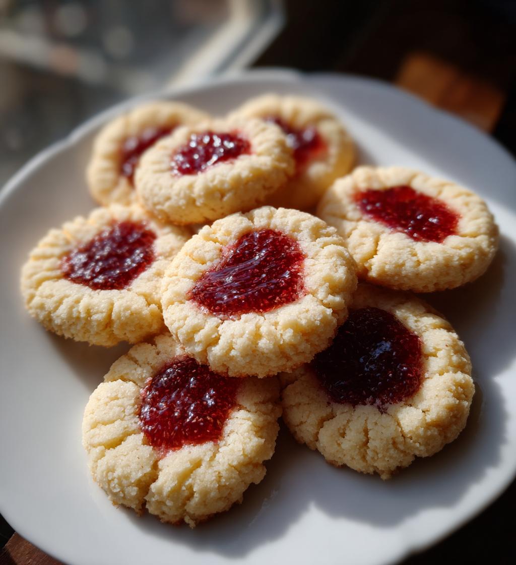 Heart Thumbprint Cookies - detail 1
