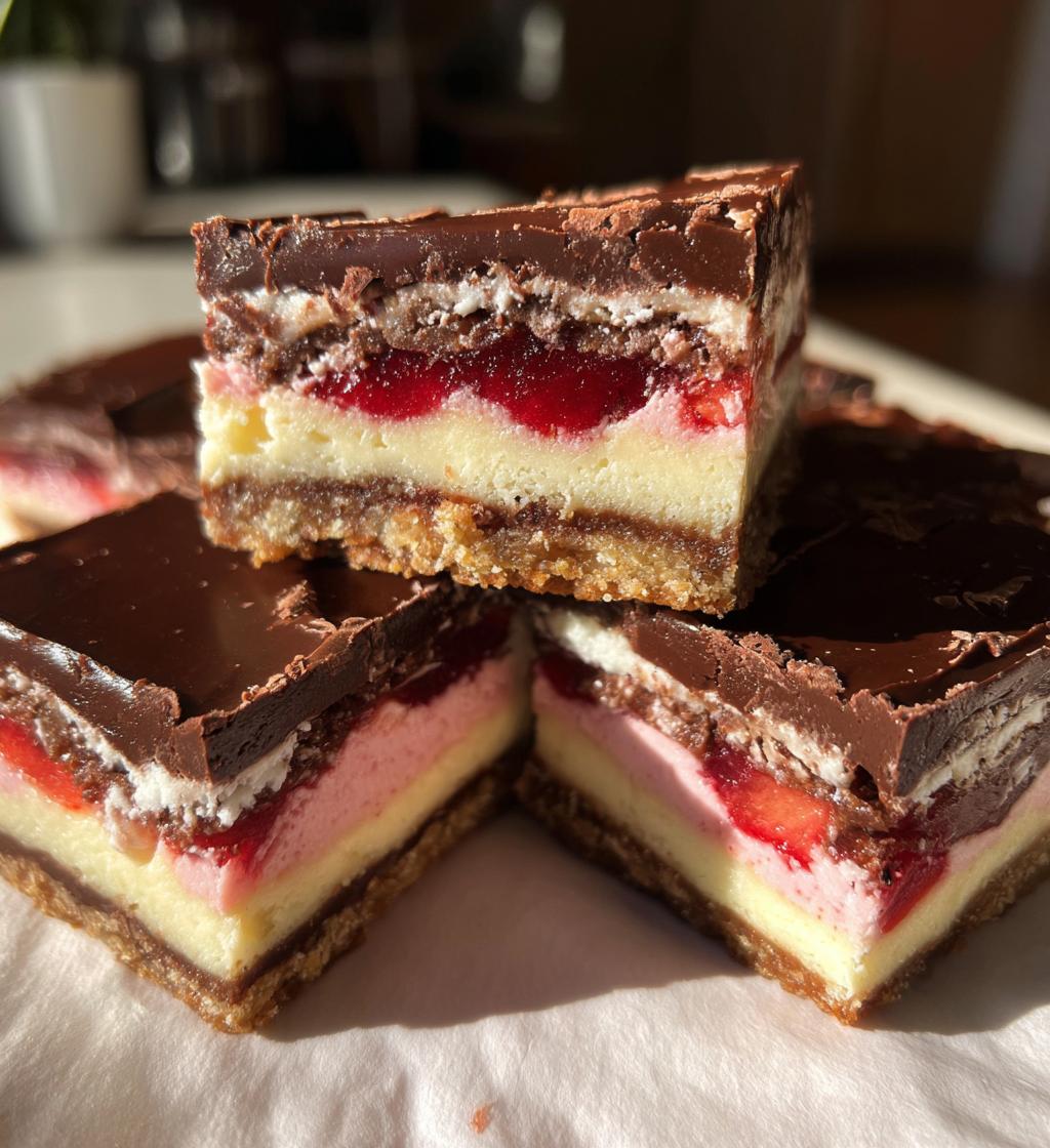 Neapolitan Cookie Bars