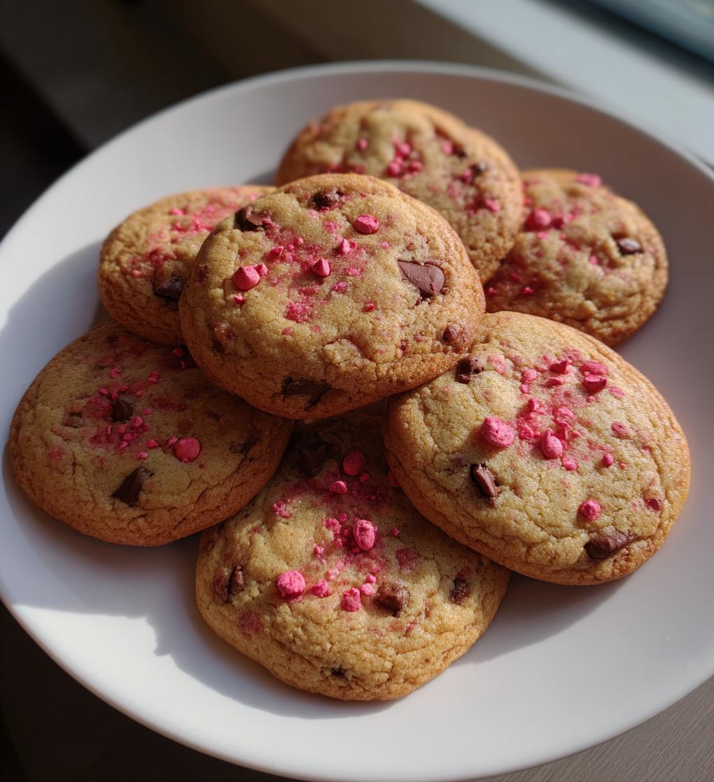 Pink Chocolate Chip Cookies - detail 1