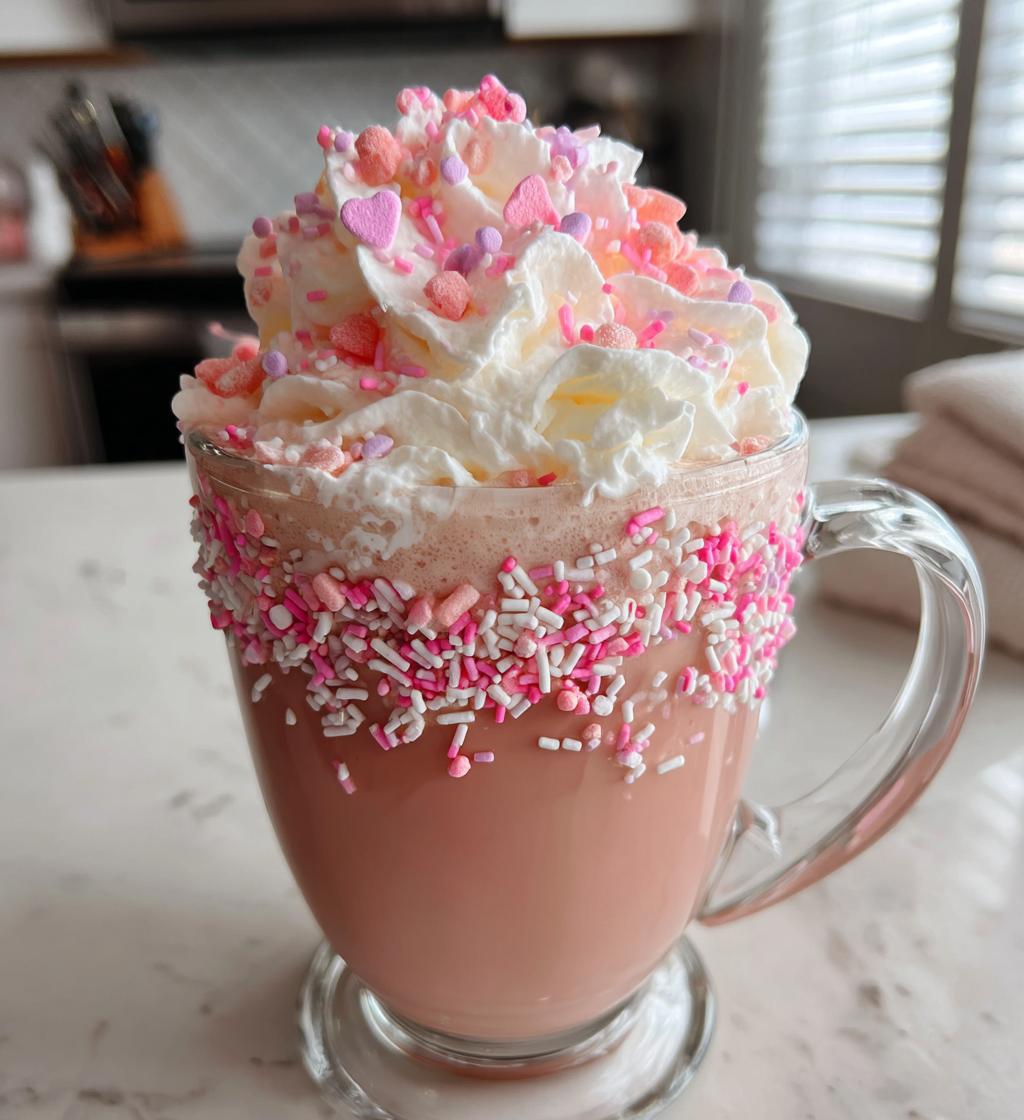 Pink Hot Chocolate - detail 1