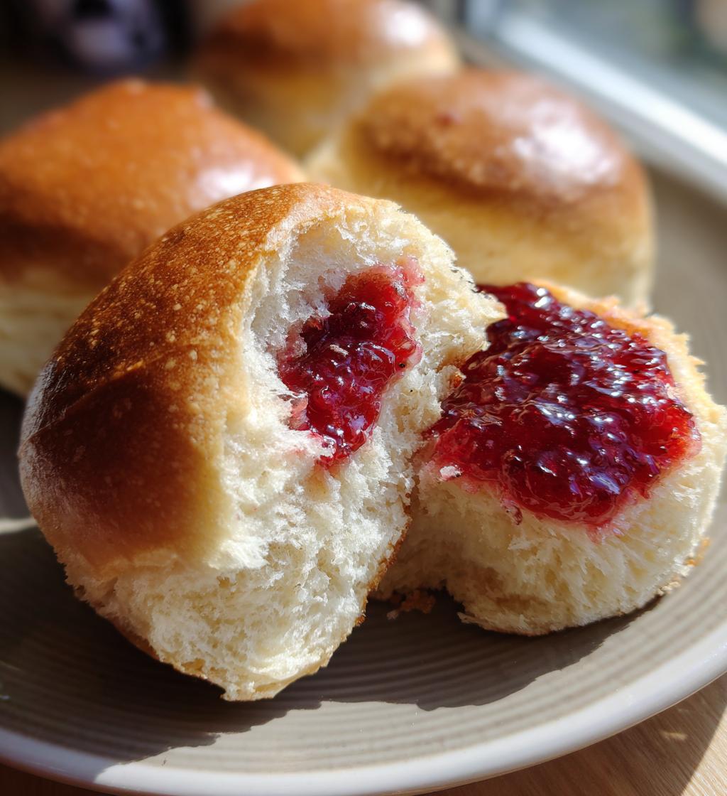 Raspberry Jam Buns