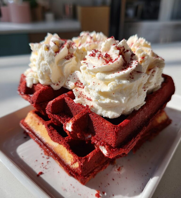 Red Velvet Waffles
