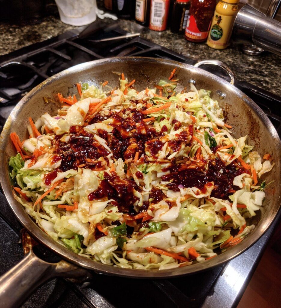 Shrimp & Cabbage "Egg Roll in a Bowl"