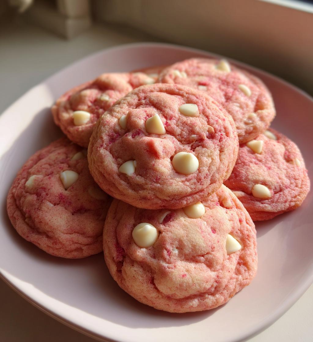 Strawberry Cake Mix Cookies - detail 1