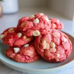 Strawberry Pudding Cookies