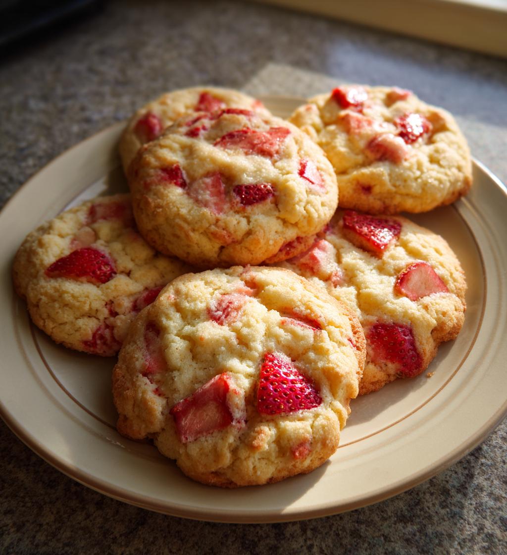 Strawberry Shortbread Cookies - detail 1