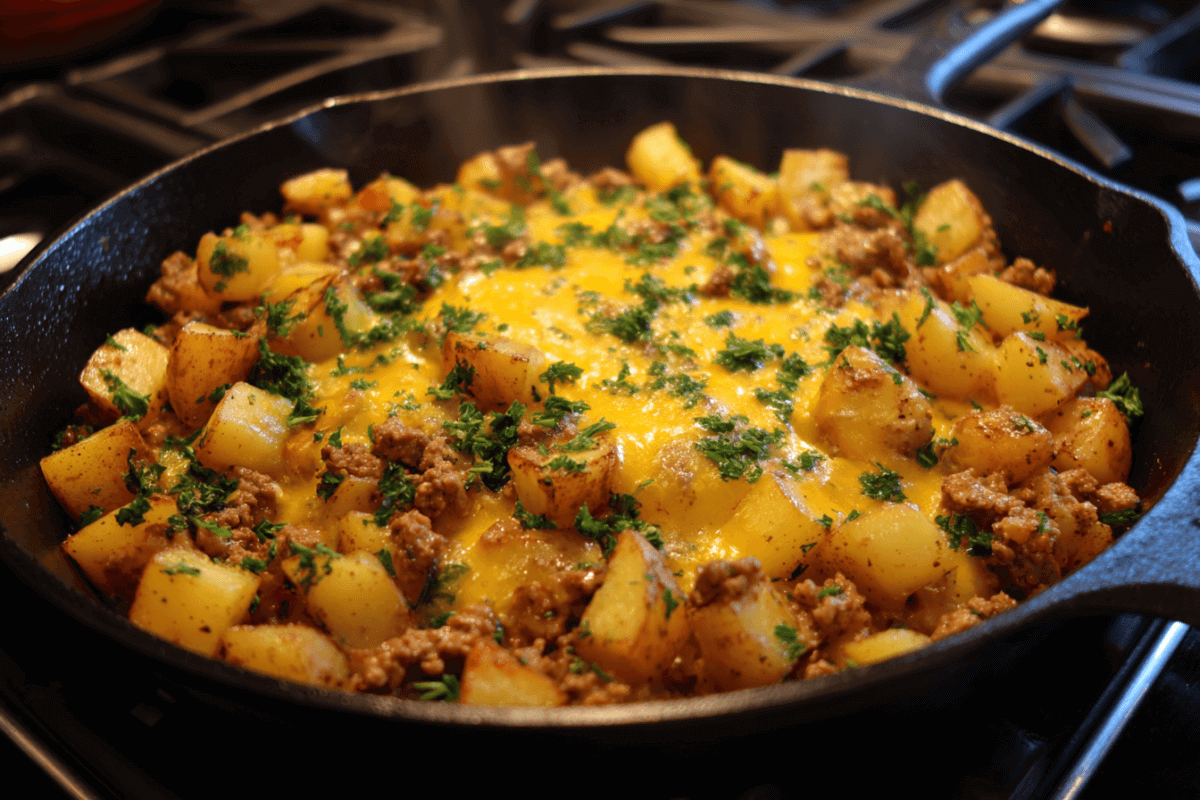 Ground Beef and Potato Skillet