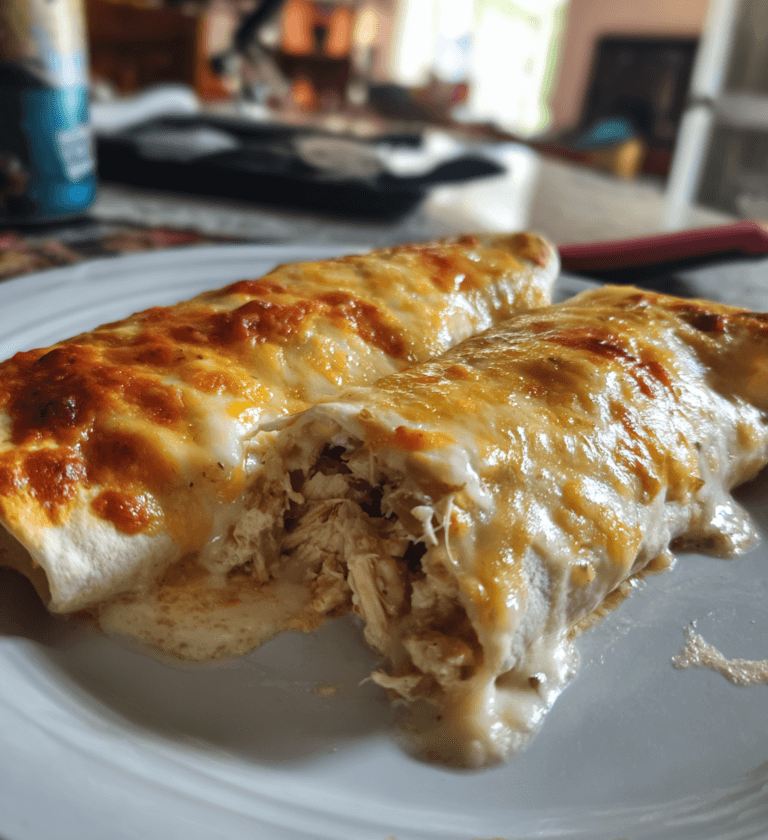 Creamy White Chicken Enchiladas: 30-Minute Divine Meal