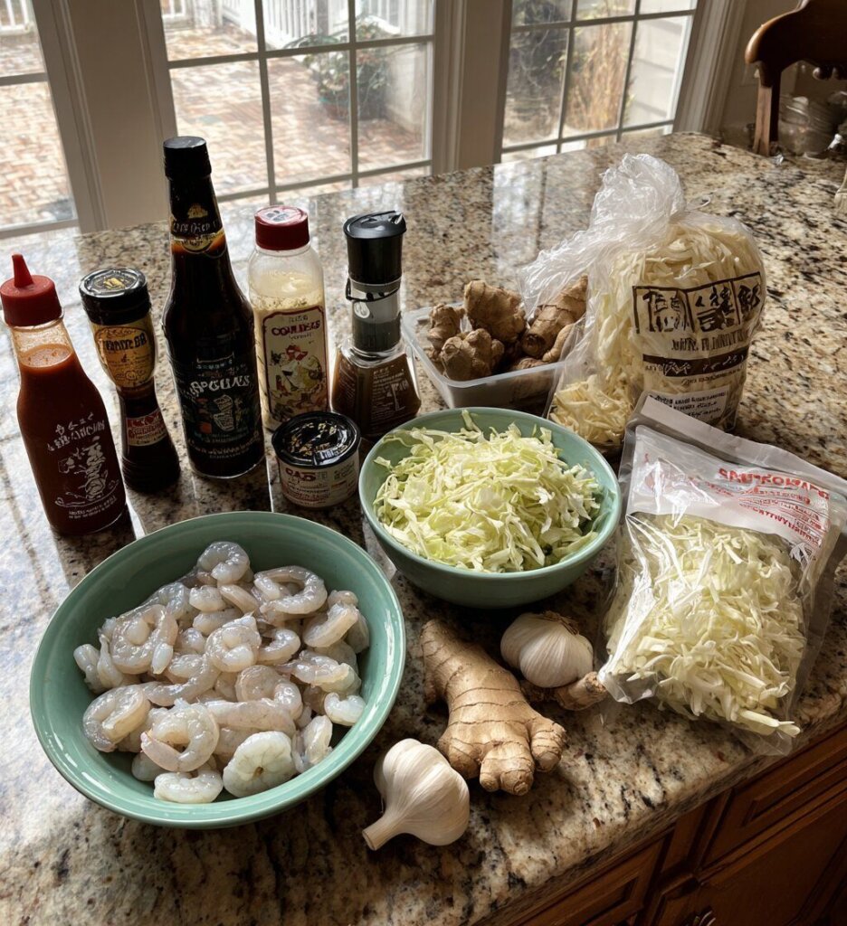 Shrimp & Cabbage "Egg Roll in a Bowl"