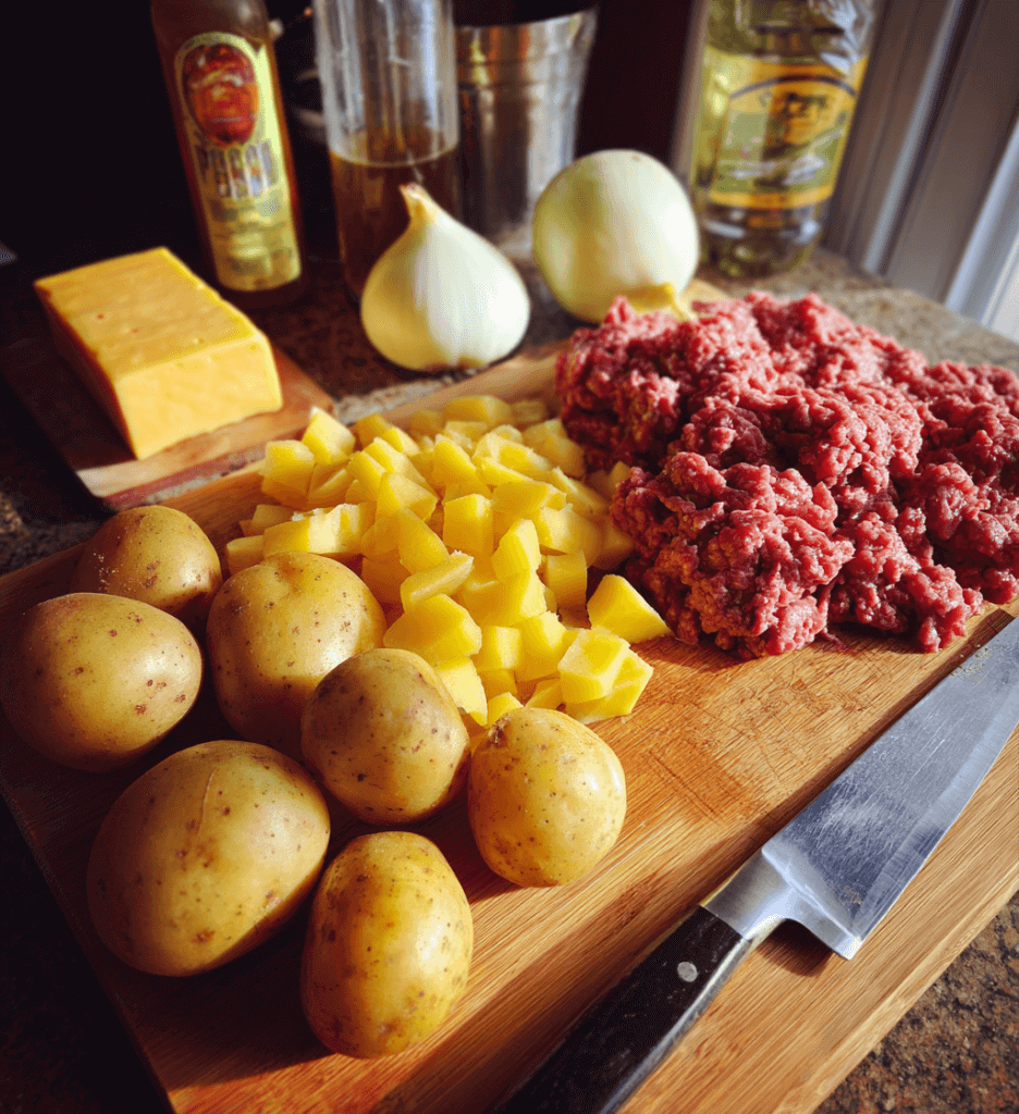 Ground Beef and Potato Skillet