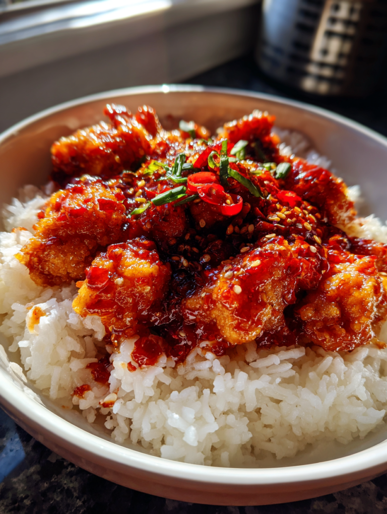 Sweet chili chicken bowl: 20-minute heavenly recipe
