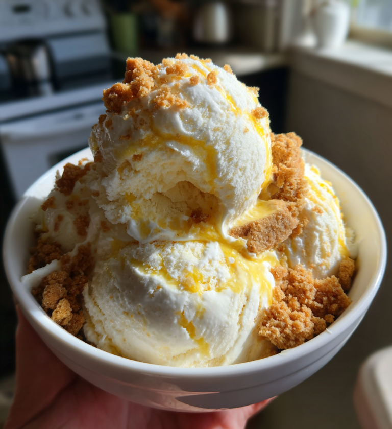 Lemon cheesecake ice cream: 3 steps to heavenly bliss
