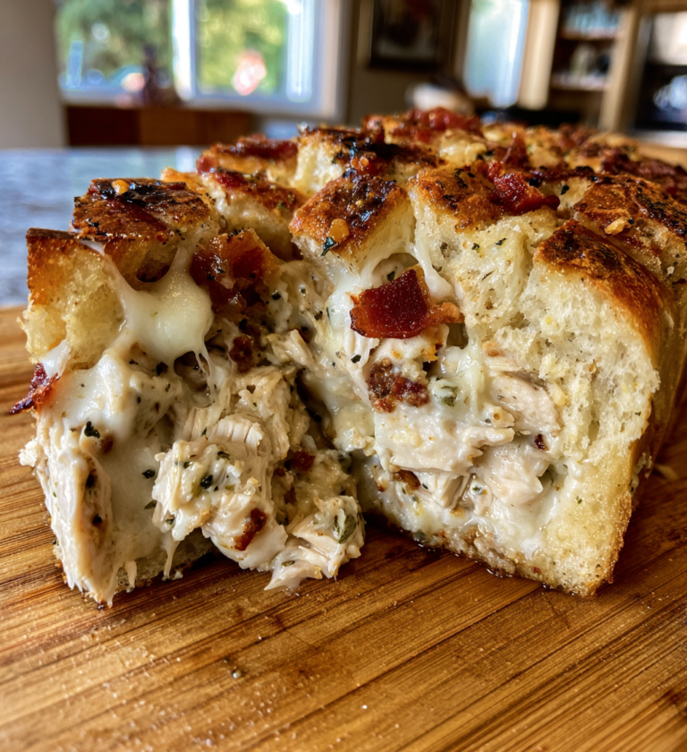Chicken Bacon Ranch Bread: 20-Minute Heavenly Recipe