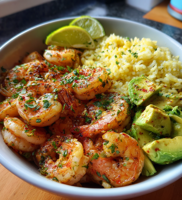 Shrimp avocado bowls: 20-minute delicious perfection