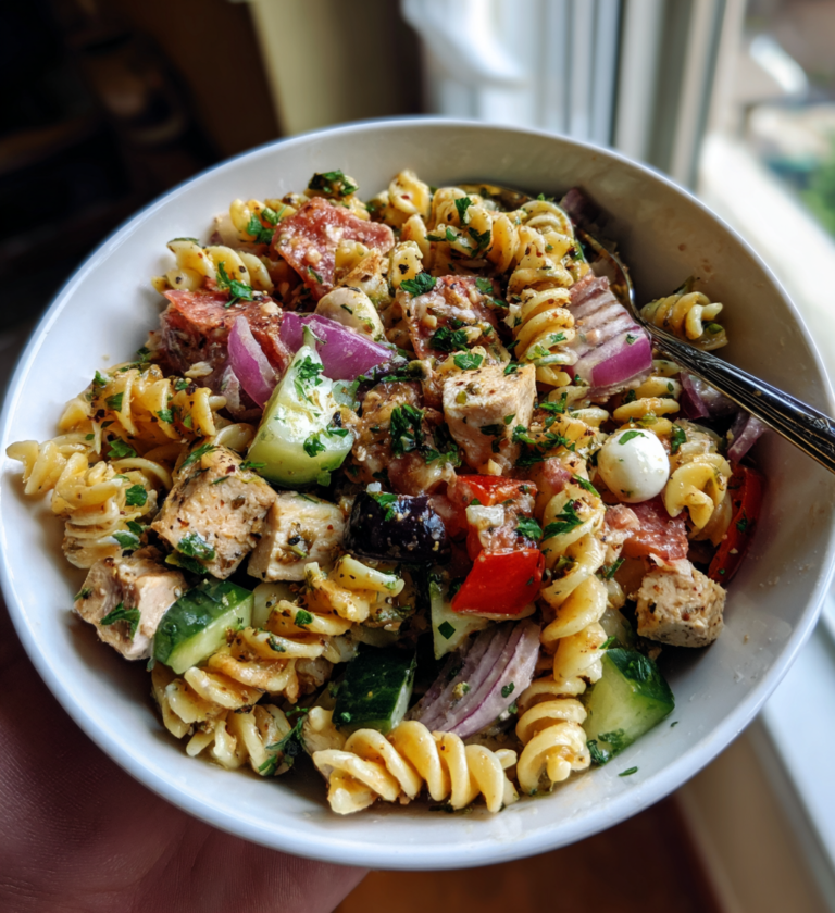 High Protein Italian Pasta Salad: 30g Ultimate Bliss