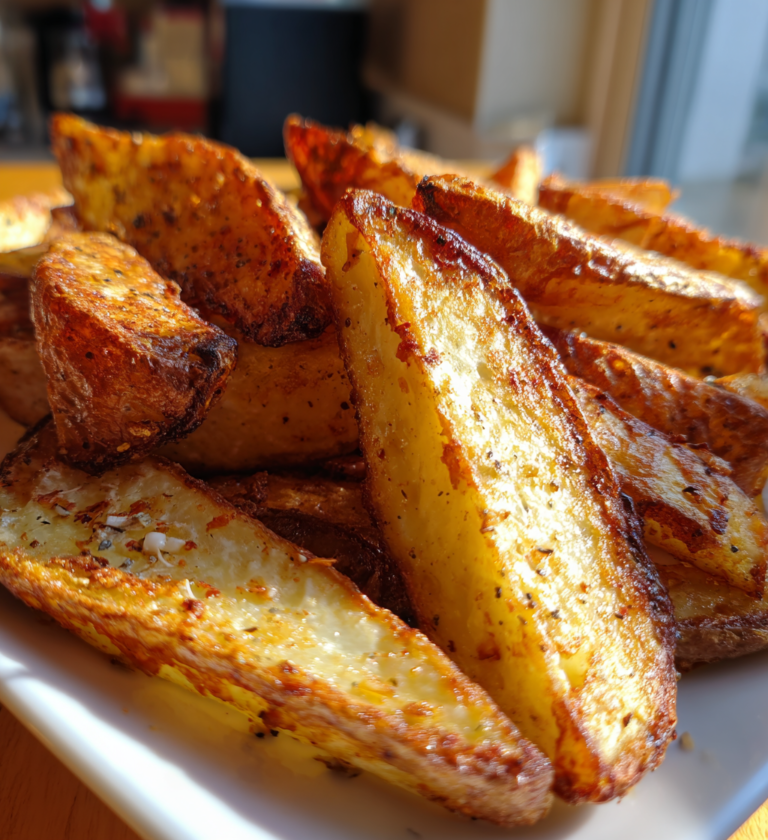 Crispy potato wedges: 1 secret for addictive crunch