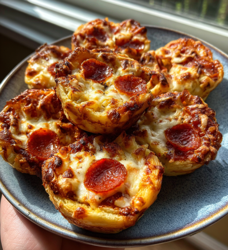Mini Deep Dish Crescent Roll Pizzas: 20-Minute Easy Joy