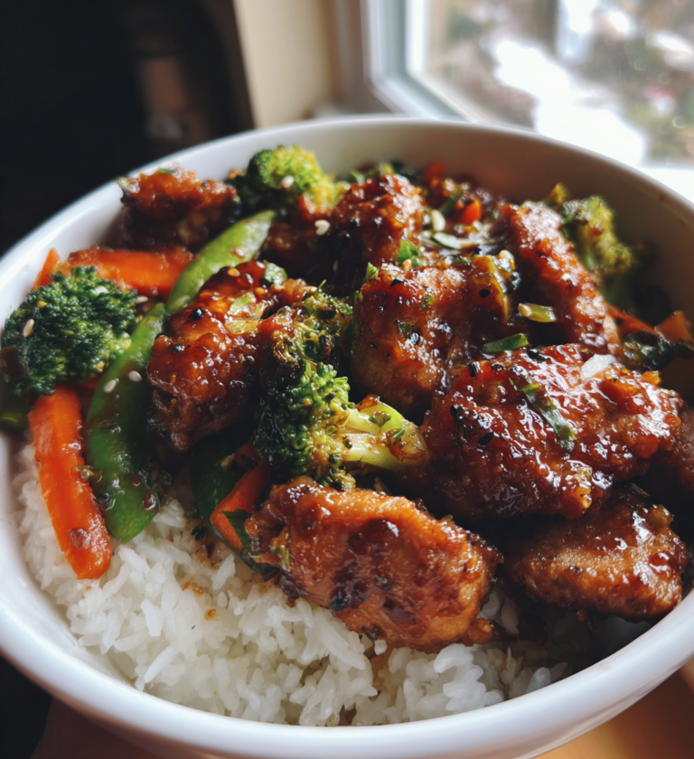 Teriyaki chicken bowl: 15 minute divine bliss