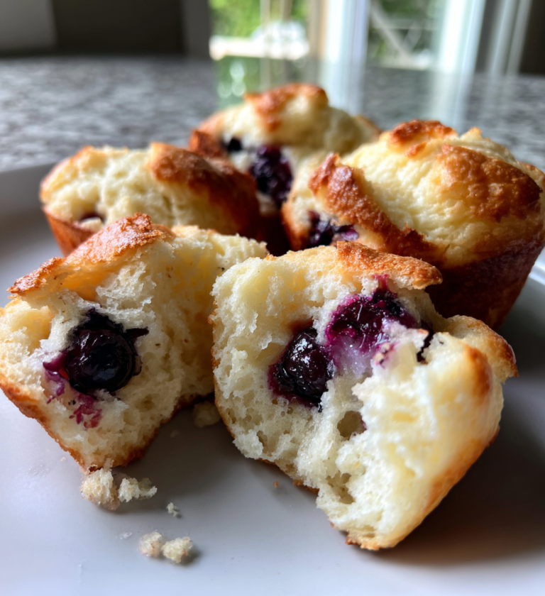 Cottage cheese blueberry cloud bread: 0 guilt miracle