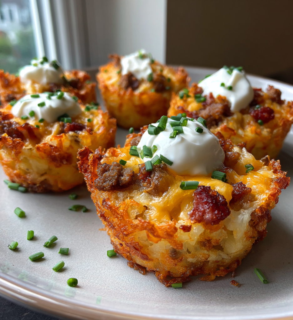 Cheesy Bacon Tater Tot Cups: 12 Perfect Bites