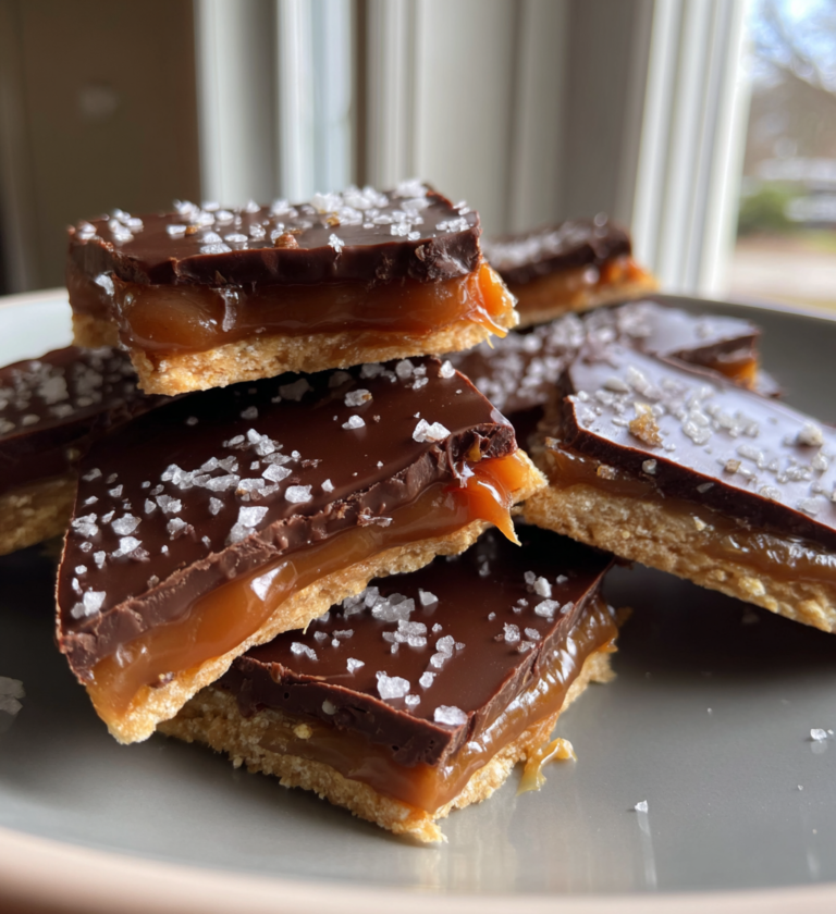 Salted caramel cracker bites: 3 steps to divine bliss
